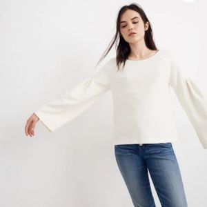 Madewell - Texture & Thread Shirred-Sleeve Top